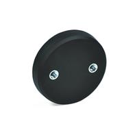 GN 51.6 Retaining Magnet Disc Shaped with 2 Female Thread with Rubber Jacket